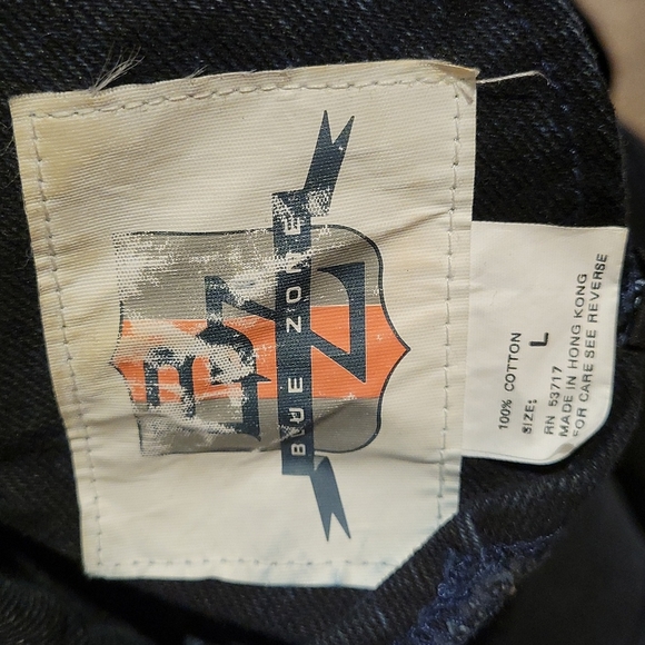 Vintage Blue Zone Denim Trench Coat Jacket - Picture 5 of 12